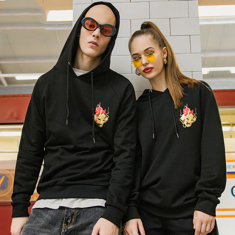 couple’s fire hoodie