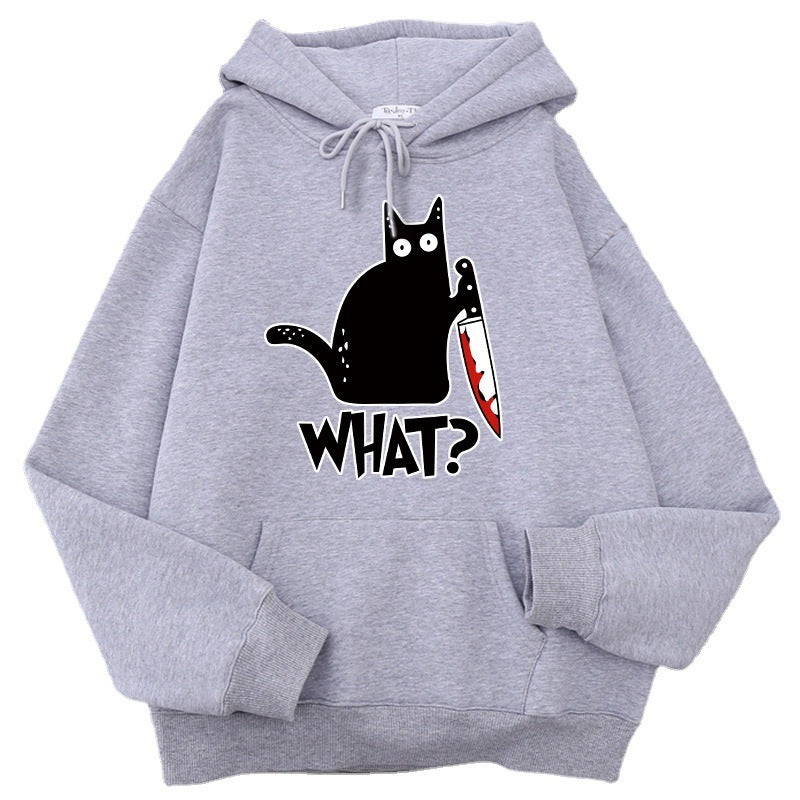 killer cat hoodie