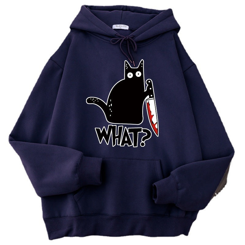killer cat hoodie