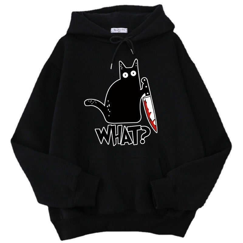 killer cat hoodie