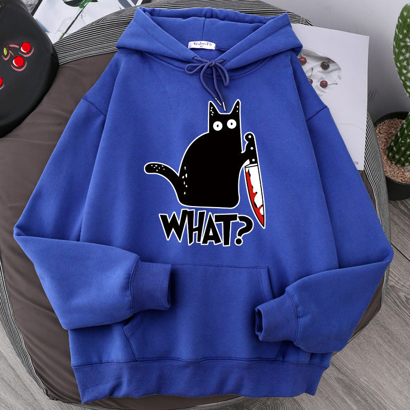 killer cat hoodie