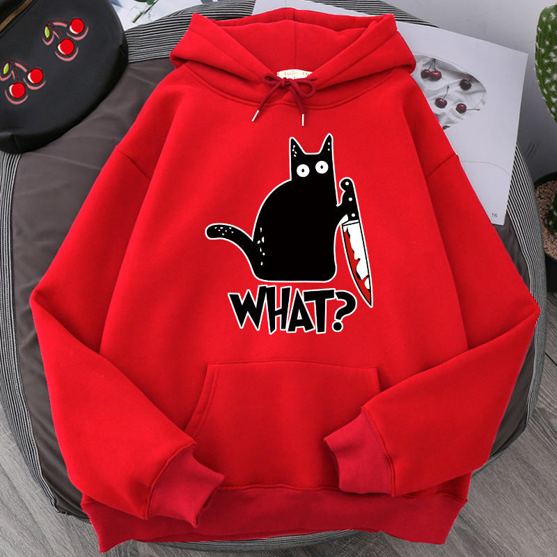 killer cat hoodie