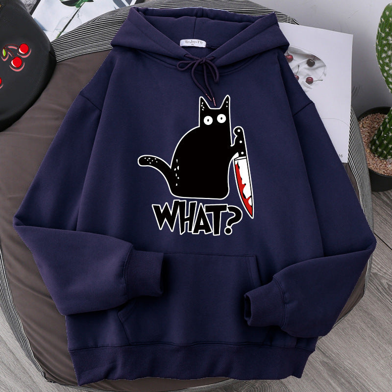 killer cat hoodie